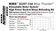 Aerotech I229T-14A Blue Thunder Rocket Motor