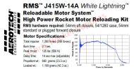 Aerotech J415W-14A White Lightning Rocket Motor