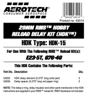HDK-15 for use with E23-5T, G76-4W (3-pack)